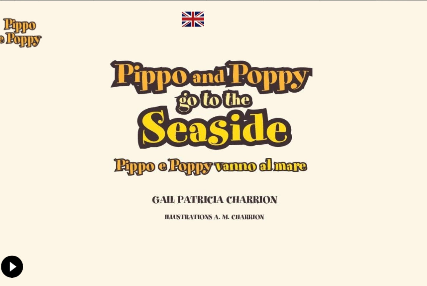App: Pippo and Poppy go to the Seaside / Pippo e Poppy vanno al mare (Bilingual Italian/English)