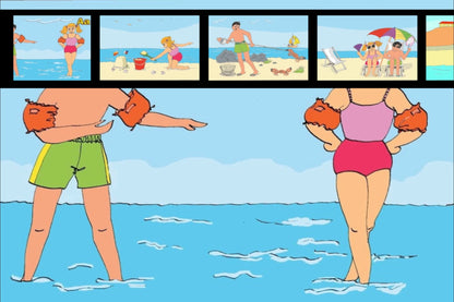 App: Pippo and Poppy go to the Seaside / Pippo e Poppy vanno al mare (Bilingual Italian/English)